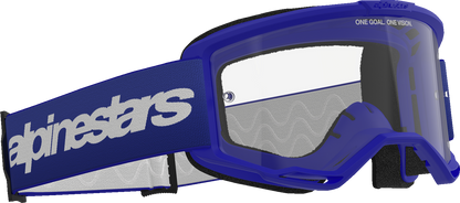 Alpinestars GOGGLES Vision 3 Wordmark Blue Clear Lens - Part 5103325-7189