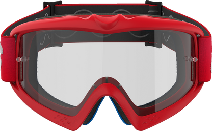 Alpinestars Youth Vision Goggle Blaze Red with Clear Lens - Part 5140325-3067