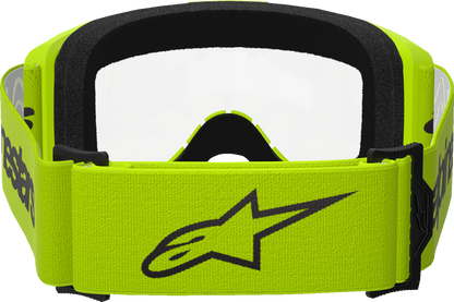 Alpinestars GOGGLES Vision 3 Goggle - Yellow Frame with Clear Lens, Part 5103325-5038