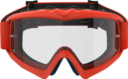 Alpinestars Youth Vision Goggle 5140125-430 with Clear Lens and Orange Frame