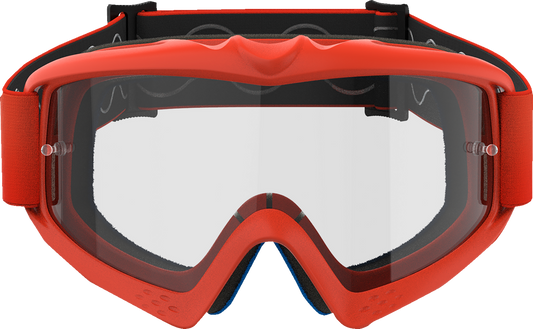 Alpinestars Youth Vision Goggle 5140125-430 with Clear Lens and Orange Frame