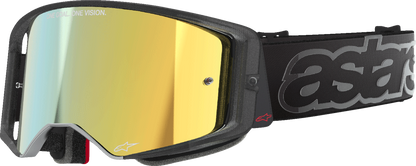 Alpinestars GOGGLES Supertech Vision Vista Black with Gold Mirror Lens (Part No. 5100226-1581)