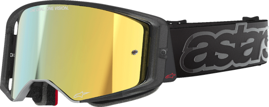 Alpinestars GOGGLES Supertech Vision Vista Black with Gold Mirror Lens (Part No. 5100226-1581)