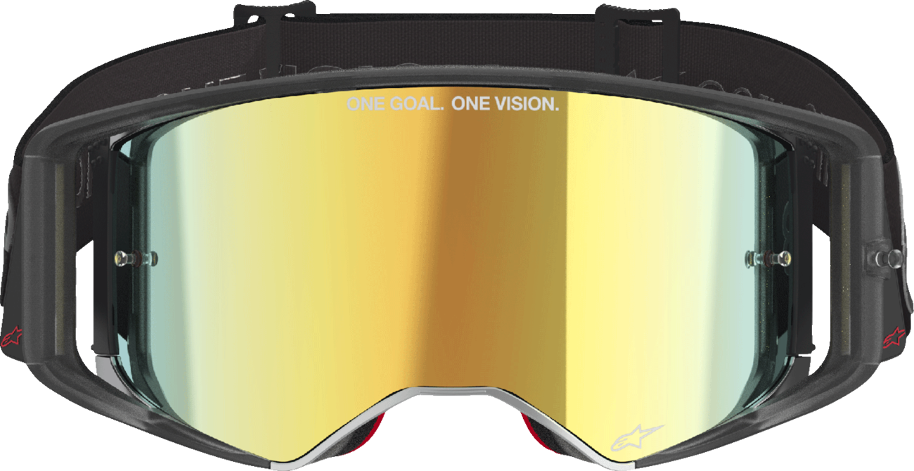 Alpinestars GOGGLES Supertech Vision Vista Black with Gold Mirror Lens (Part No. 5100226-1581)