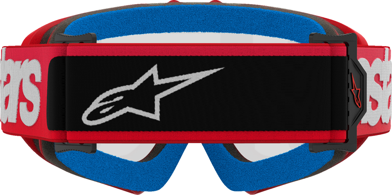 Alpinestars Youth Vision Goggle Blaze Red with Clear Lens - Part 5140325-3067