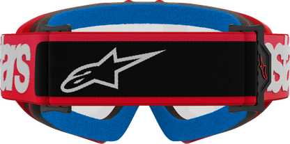 Alpinestars Youth Vision Goggle Blaze Red with Clear Lens - Part 5140325-3067