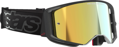 Alpinestars GOGGLES Supertech Vision Vista Black with Gold Mirror Lens (Part No. 5100226-1581)