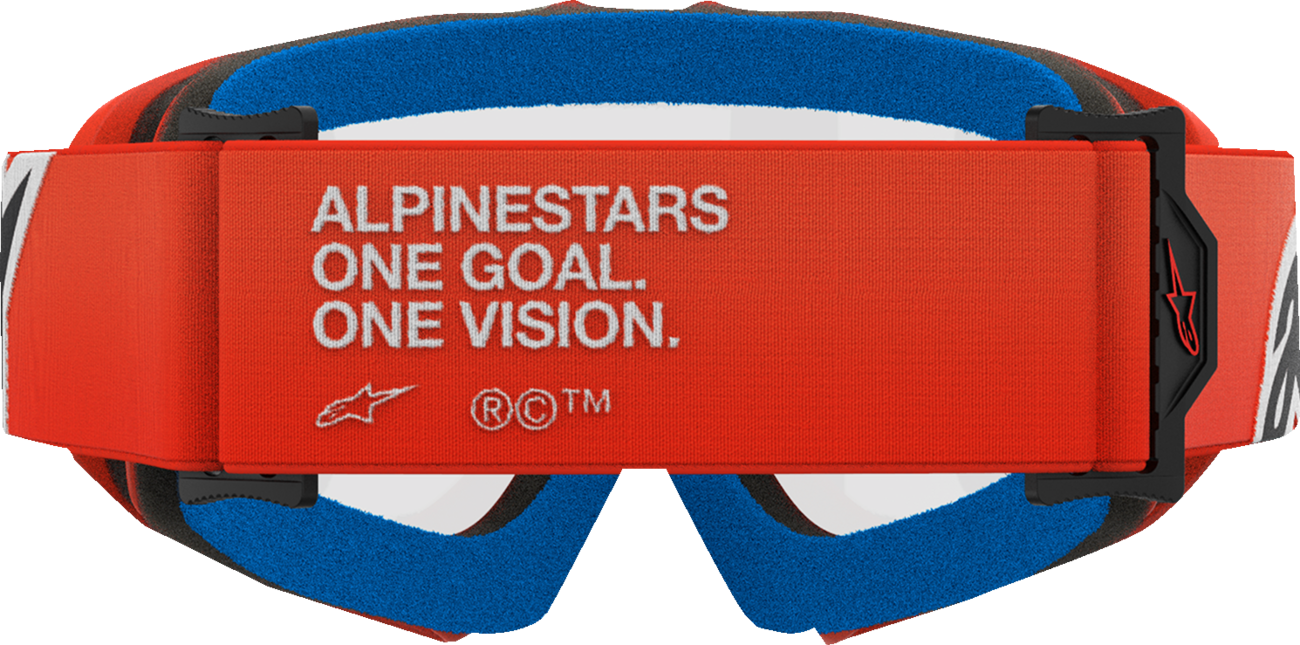 Alpinestars Youth Vision Goggle 5140125-430 with Clear Lens and Orange Frame
