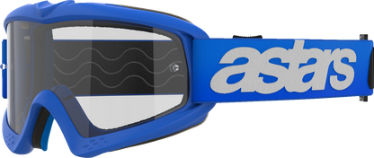 Alpinestars Youth Vision Goggle Blaze Blue with Clear Lens Part 5140325-7189