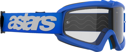 Alpinestars Youth Vision Goggle Blaze Blue with Clear Lens Part 5140325-7189