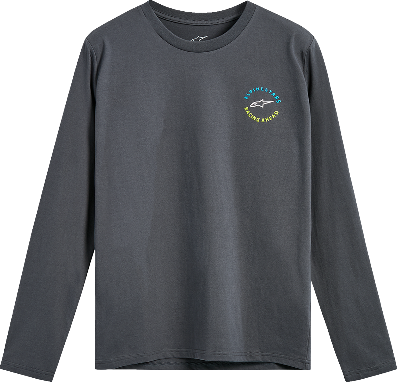 Alpinestars True Long-Sleeve CSF T-Shirt in Charcoal, Large - Part Number 1235-74105-18-L