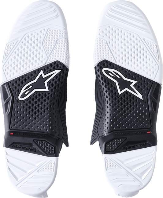 Alpinestars Replacement Sole for Tech 7 Boots – US 15, Black/White (Part No. 25SUT725-21-15)