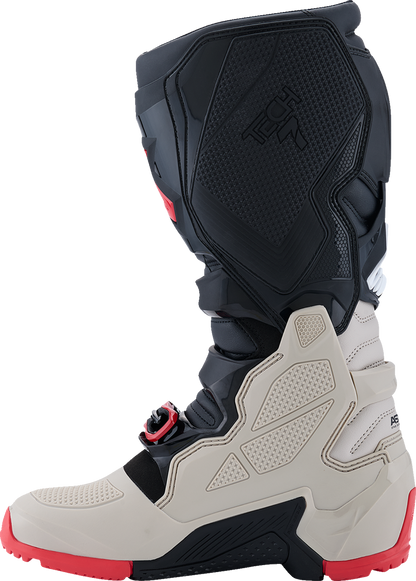 Alpinestars Tech 7 Enduro Boots - Black, Light Gray & Bright Red US 7 - Part 2010426-1903-7