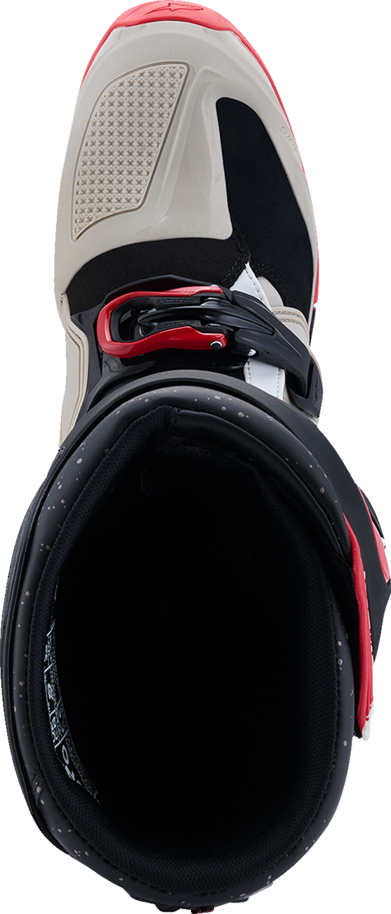 Alpinestars Tech 7 Enduro Boots - Black, Light Gray & Bright Red, US Size 12