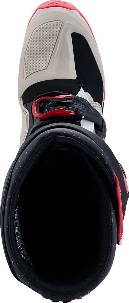 Alpinestars Tech 7 Enduro Boots - Black, Light Gray & Bright Red, US Size 12
