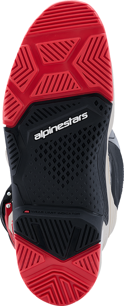 Alpinestars Tech 7 Enduro Boots – Black, Light Gray, Bright Red, US Size 14