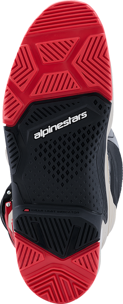 Alpinestars Tech 7 Enduro Boots – Black, Light Gray, Bright Red, US Size 14