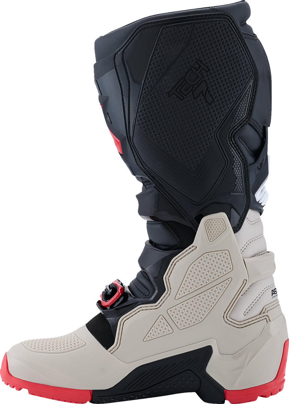 Alpinestars Tech 7 Enduro Boots – Black, Light Gray, Bright Red, US Size 14