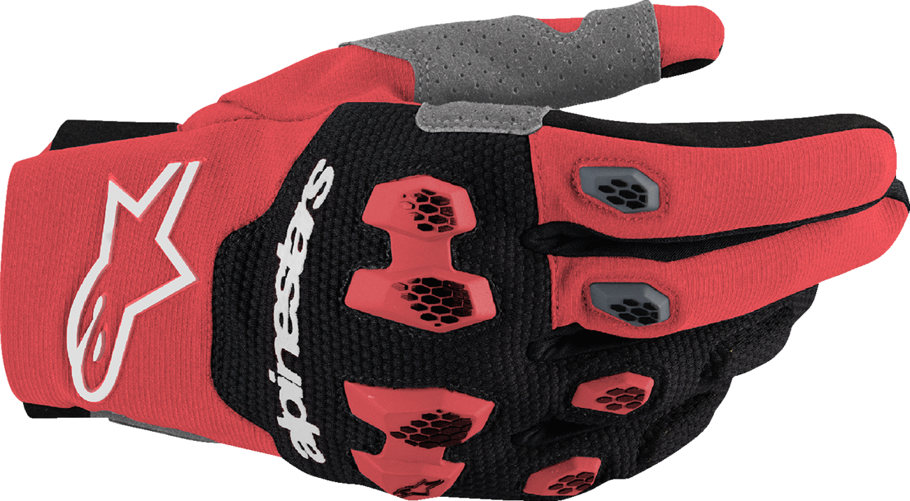 Alpinestars Pro-Dura Gloves Bright Red/Black 2XL – Durable, Breathable Enduro Riding Gloves