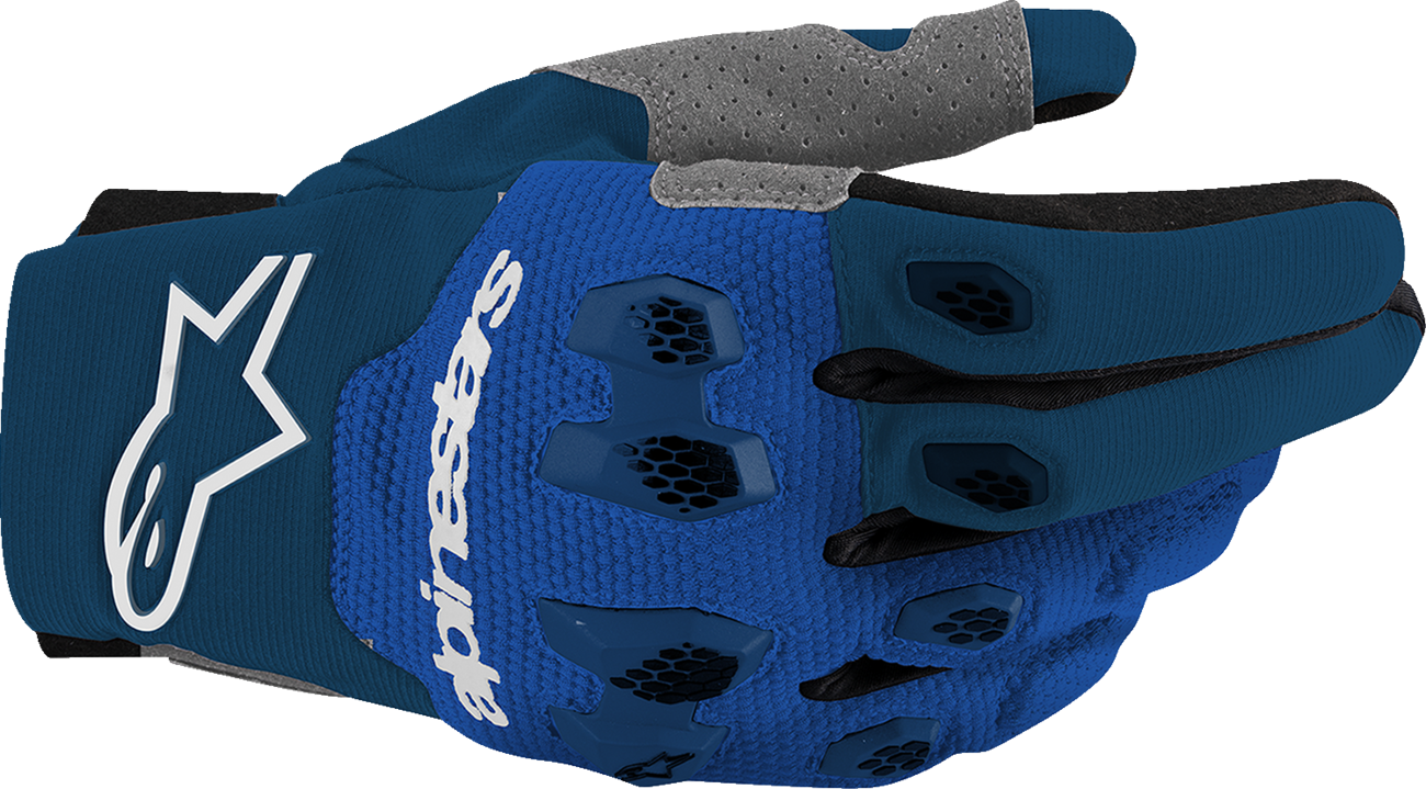 Alpinestars Pro-Dura Gloves - Navy, Bright Blue & White - Small