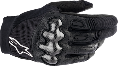 Alpinestars Megawatt V2 Off-Road Gloves - Small, Black - Part No. 3565023-10-SM