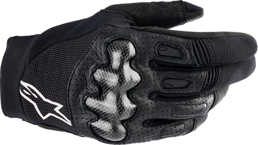 Alpinestars Megawatt V2 Off-Road Gloves - Small, Black - Part No. 3565023-10-SM