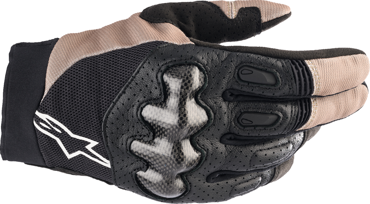 Alpinestars Megawatt V2 Off-Road Gloves – Stone/Black, XL (Part Number 3565023-9831-XL)