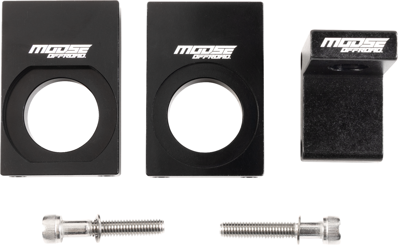 MOOSE OFFROAD Rear Axle Flag Mount for Suzuki RMZ/RMX W16-3501