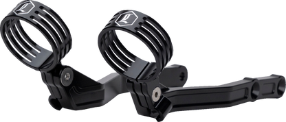 Legend Suspension Revo ARC External Reservoir Mounts - Black (Part #1313-0274)