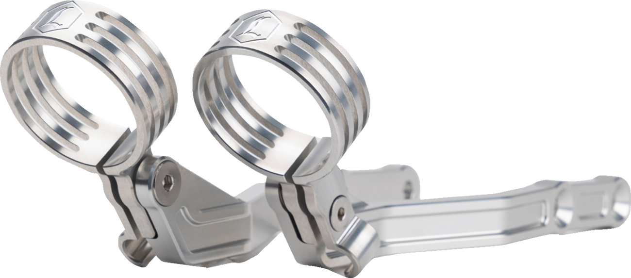 Legend Suspension Revo ARC External Reservoir Mounts - Clear | Part 1313-0275
