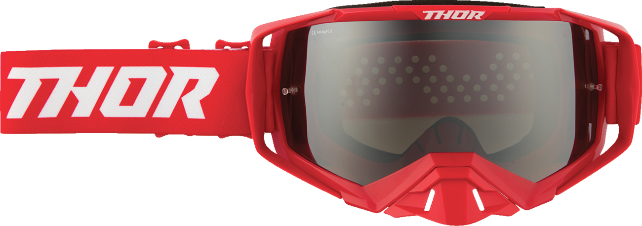 THOR Activate Goggle Flite Red with Silver Mirror Lens - Part 2601-3703