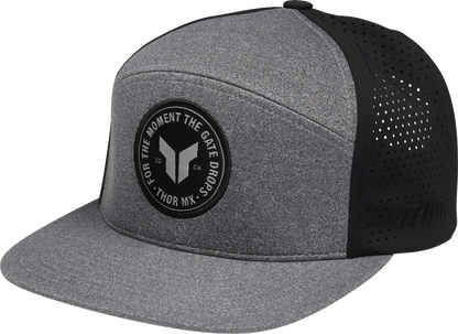 THOR Badge Hat - Heather Gray and Black, Part Number 2501-4459