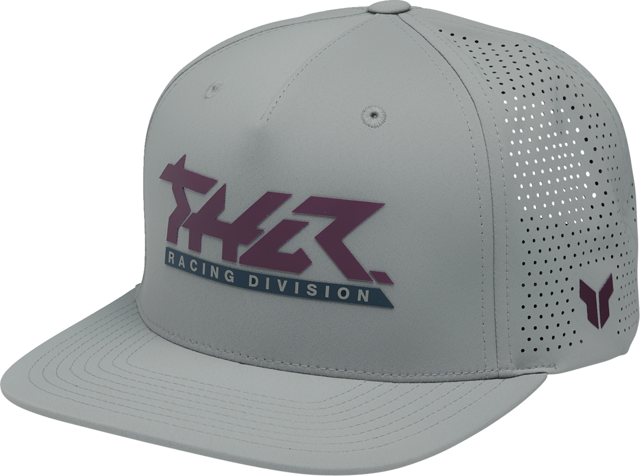 THOR Vert Hat - Gray 2501-4461 with Five Panel AJ Fit and 3D Graphics