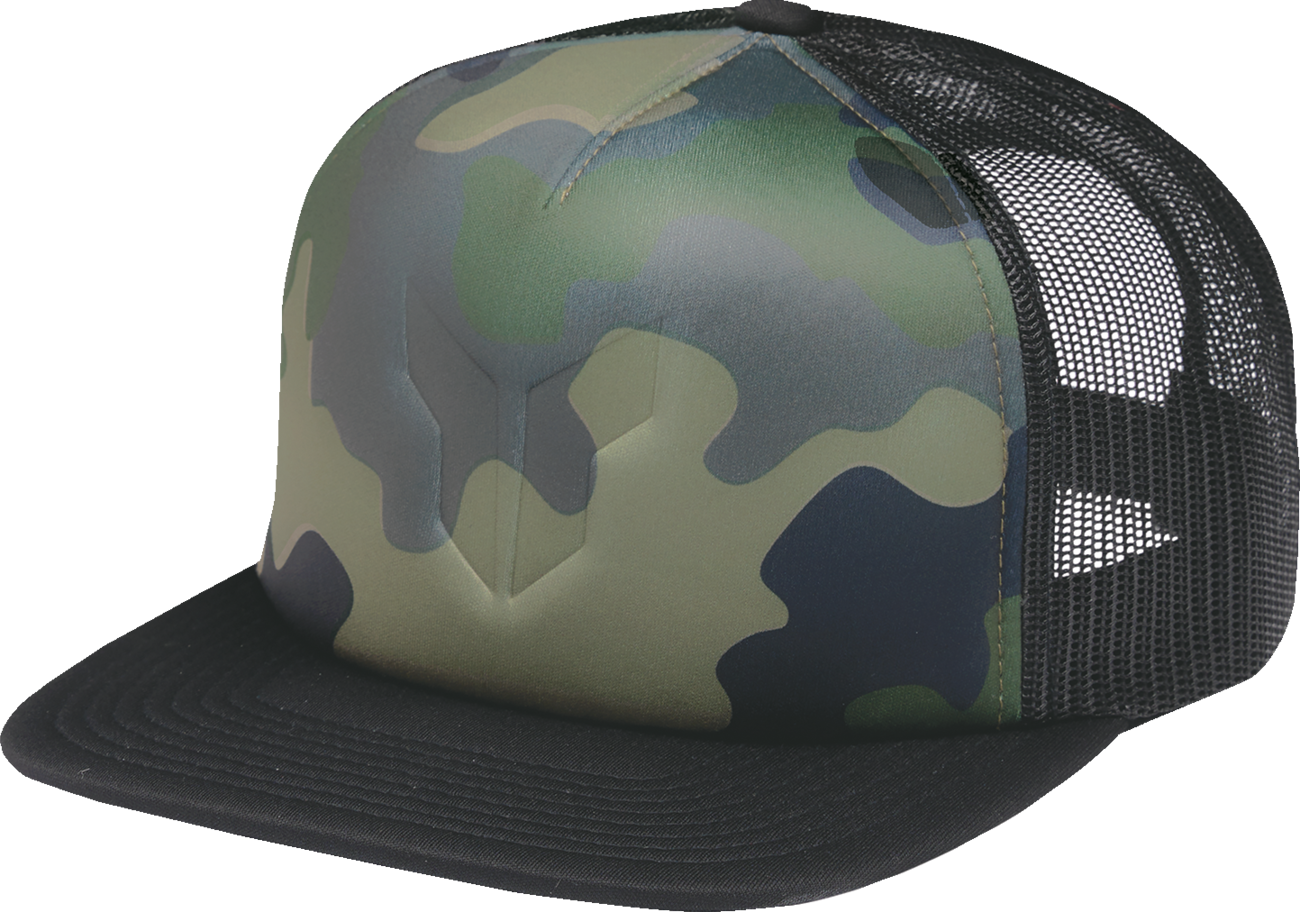 THOR Shadow Hat - Camo 2501-4467 Five Panel Snapback Foam Trucker with Embossed Icon