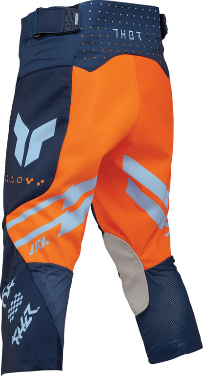 THOR Youth Launchmode Futura Pants - Navy/Orange, Part Number 2903-2613