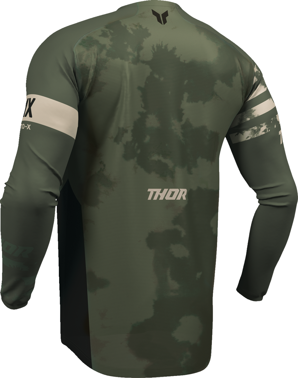 THOR Launchmode Bleach Jersey - Black/Camo Small (Part No. 2910-8394)