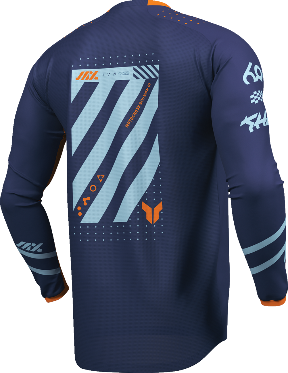 THOR Launchmode Futura Jersey Navy/Orange - Medium by THOR Part 2910-8425