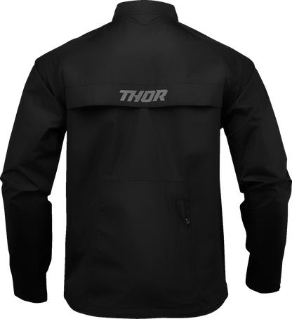 THOR Pack Jacket 2920-0890 – Black, 3XL – Water-Resistant Motorcycle Gear