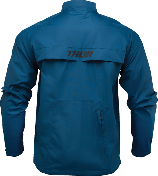 THOR Pack Jacket Storm Blue 2XL - Lightweight Water-Resistant Riding Jacket