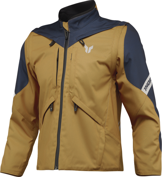 THOR Women's Terrain Jacket - Caramel/Midnight - Size Large (Part No. 2921-0005)