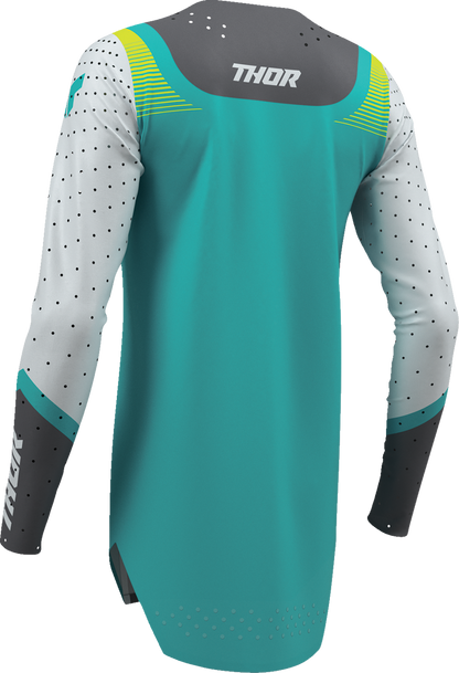 THOR Women's Sportmode Velocity Jersey - Gray/Aqua, Part Number 2911-0335