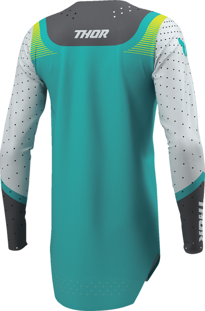 THOR Women's Sportmode Velocity Jersey - Gray/Aqua, Part Number 2911-0335