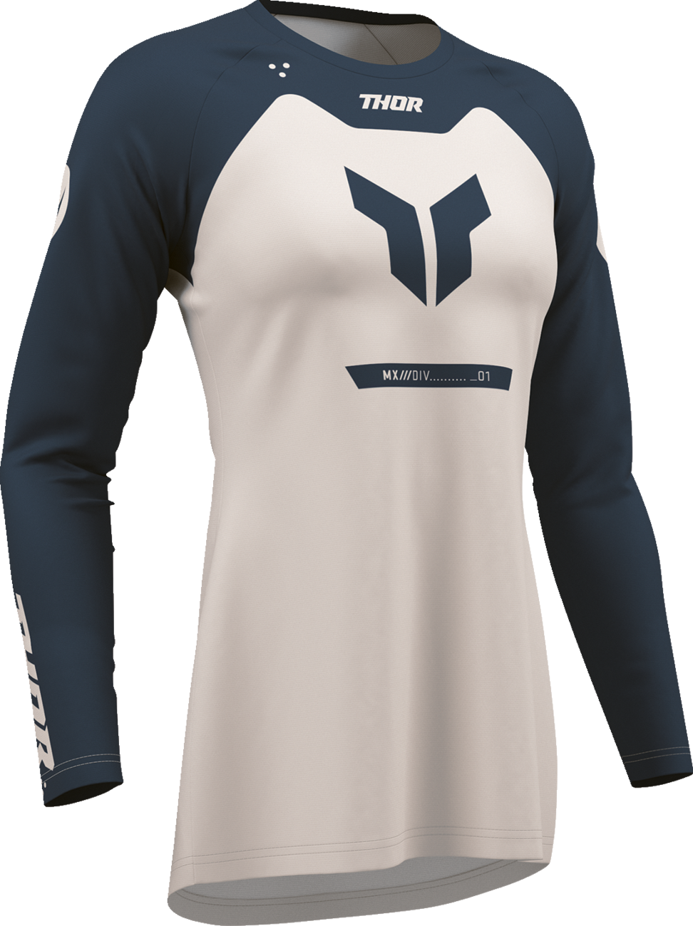 THOR Women's Ridemode Menace Jersey - Midnight/Dust, Size Large (Part #2911-0386)