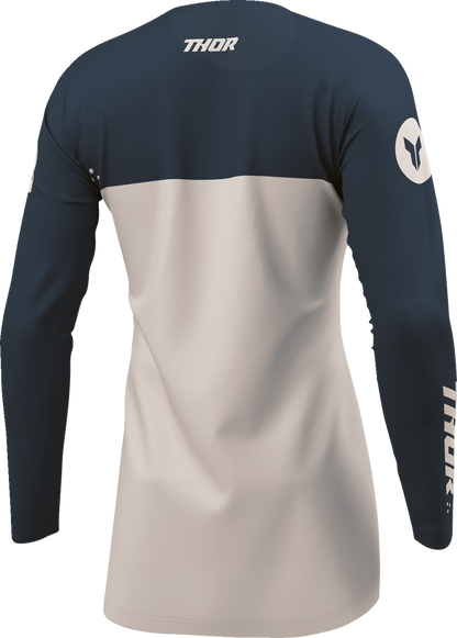 THOR Women's Ridemode Menace Jersey - Midnight/Dust, Size Large (Part #2911-0386)