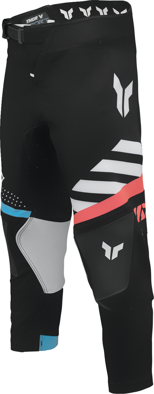 THOR Youth Sportmode Synth Pants - Black US 28 (Part No. 2903-2599)