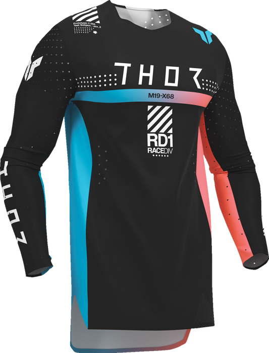 THOR Youth Sportmode Synth Jersey - Black, Part Number 2912-2572, Medium