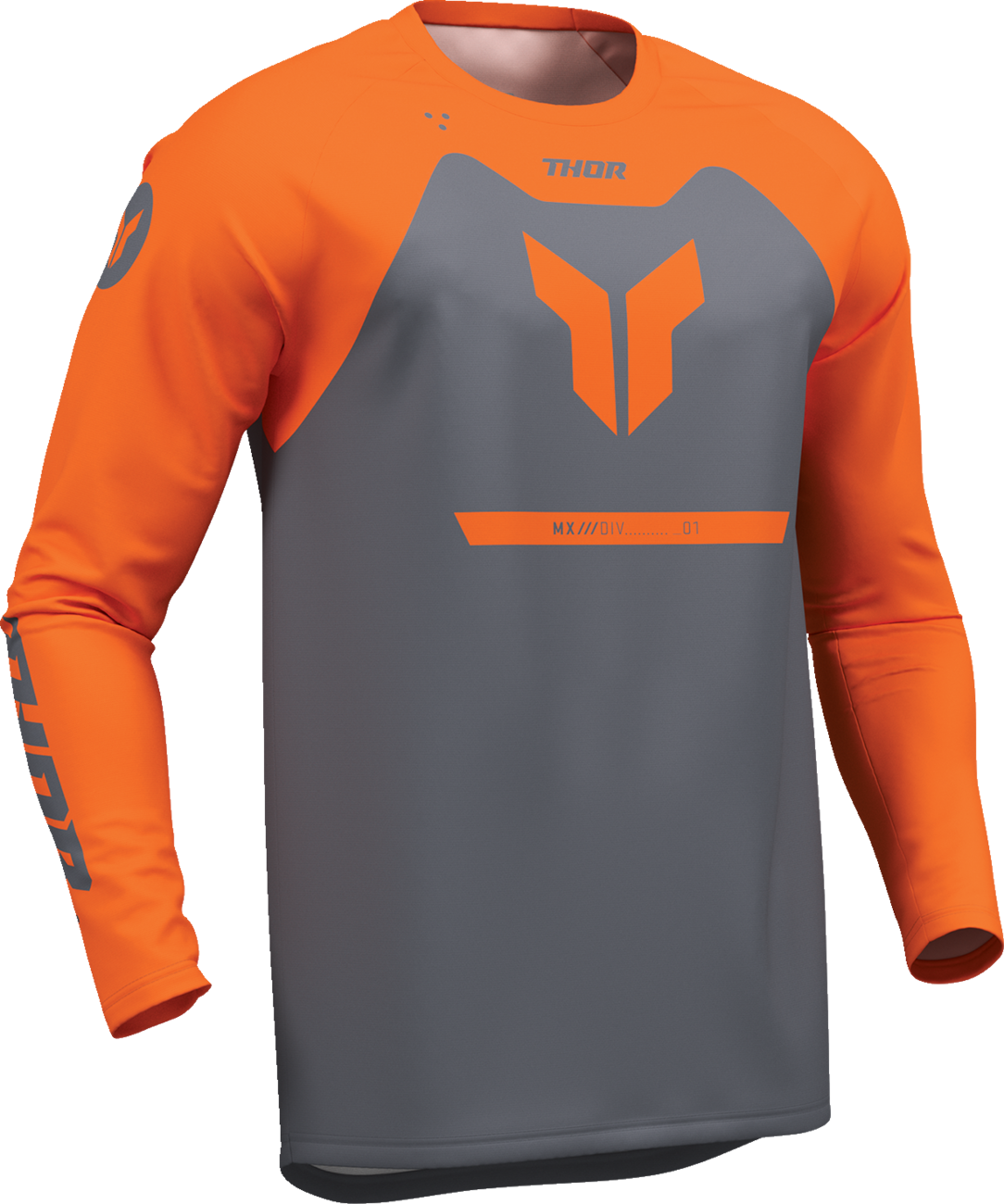 THOR Youth Ridemode Menace Jersey - Charcoal, Size XL (Part Number 2912-2699)