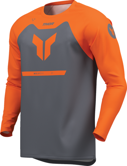 THOR Youth Ridemode Menace Jersey - Charcoal, Medium - Part No. 2912-2697