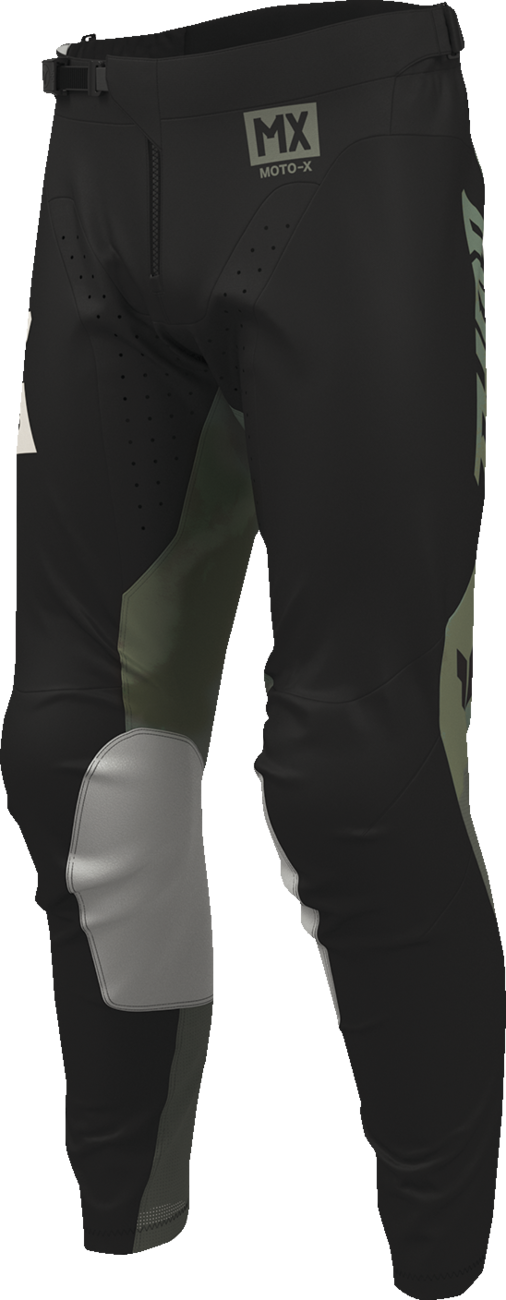 THOR Launchmode Bleach Pants - Black and Camo, US 38, Part Number 2901-12335