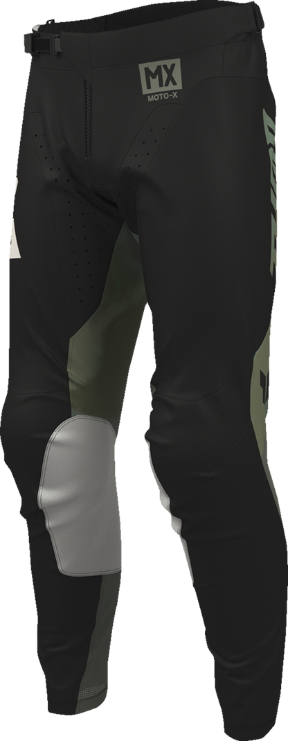 THOR Launchmode Bleach Pants - Black and Camo, US 38, Part Number 2901-12335